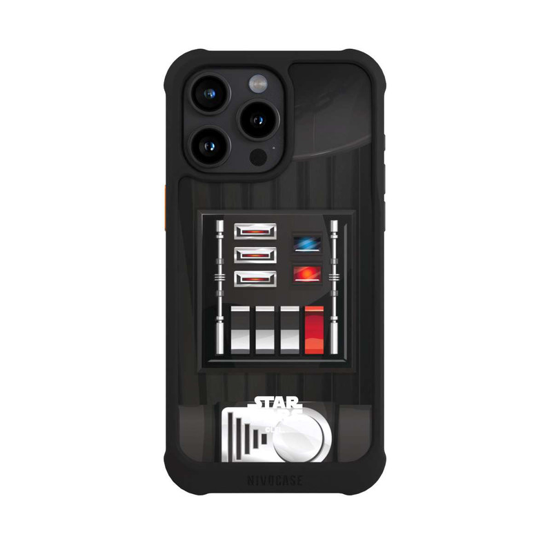 iPhone 15 Pro Max NIVOmax Gros plan sur Dark Vador
