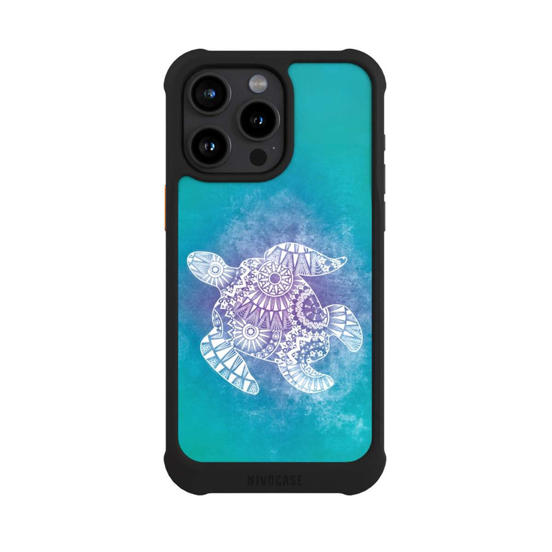 iPhone 15 Pro Max NIVOmax Mandala Schildkröte