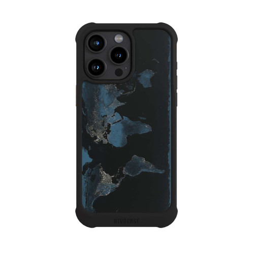 Apple iPhone 15 Pro Max NIVOmax Carte du Monde Nuit