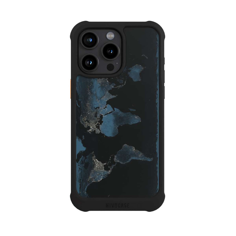 iPhone 15 Pro Max NIVOmax Nightlight Worldmap