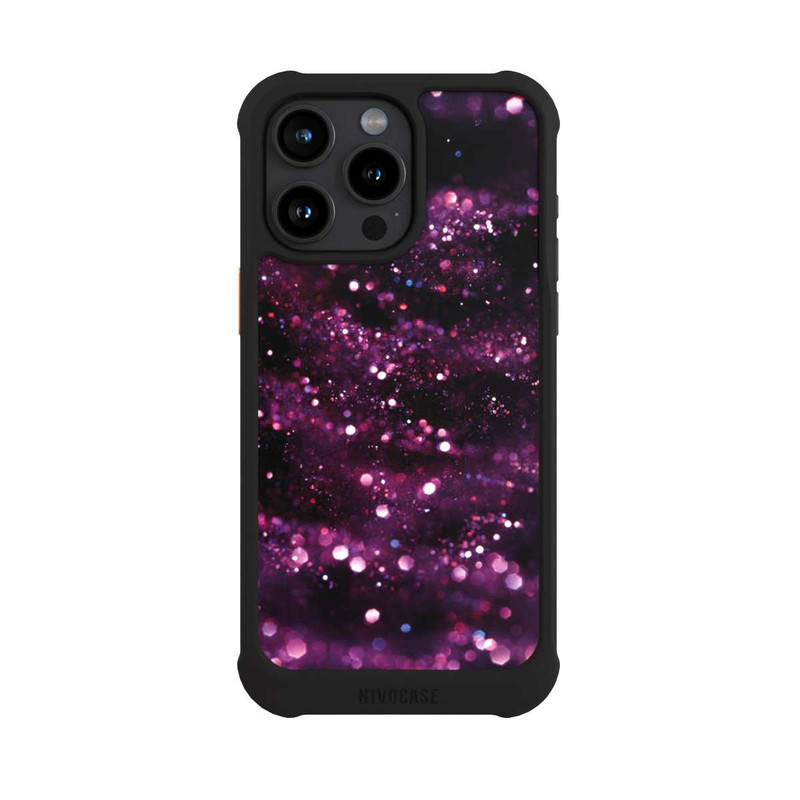 iPhone 15 Pro Max NIVOmax Lilac Sparkles Look