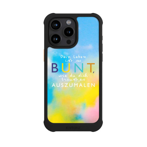 Apple iPhone 15 Pro Max NIVOmax Das Leben ist Bunt