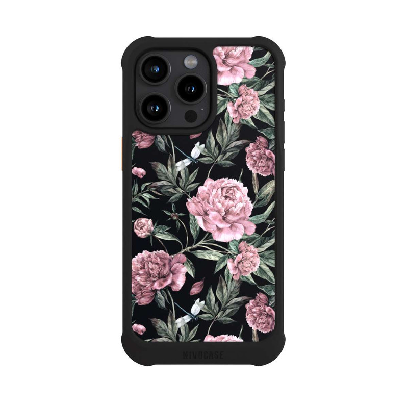 iPhone 15 Pro Max NIVOmax Fleur Sombre