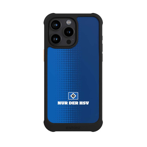 Apple iPhone 15 Pro Max NIVOmax Nur der HSV - Rautenraster Blau