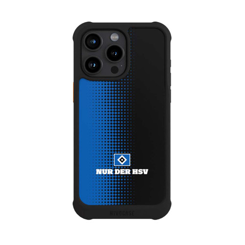 Apple iPhone 15 Pro Max NIVOmax Nur der HSV - Rautenraster Schwarz