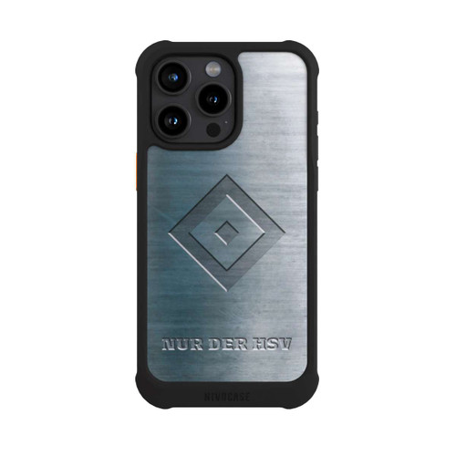 Apple iPhone 15 Pro Max NIVOmax Nur der HSV Metalllook