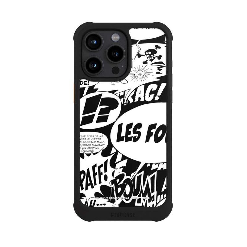 iPhone 15 Pro Max NIVOmax Bulles BD Astérix Noir