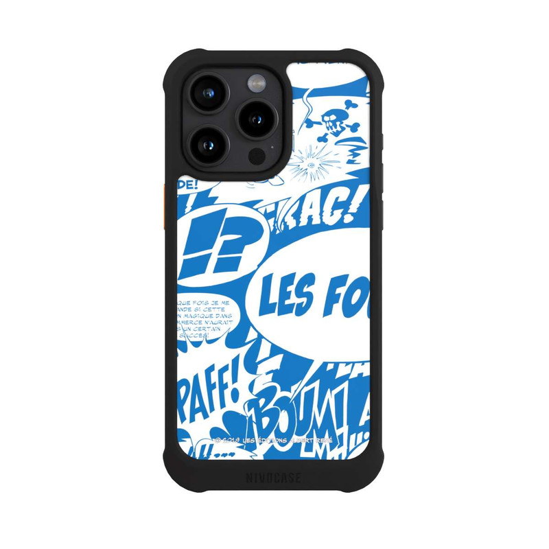 iPhone 15 Pro Max NIVOmax Bulles BD Astérix Bleu