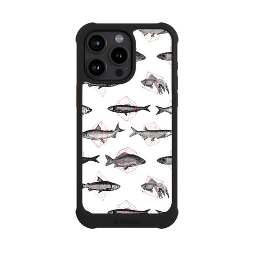 Apple iPhone 15 Pro Max NIVOmax Fische in Geometrie