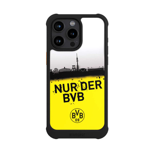 Apple iPhone 15 Pro Max NIVOmax Nur der BVB - Silhouette