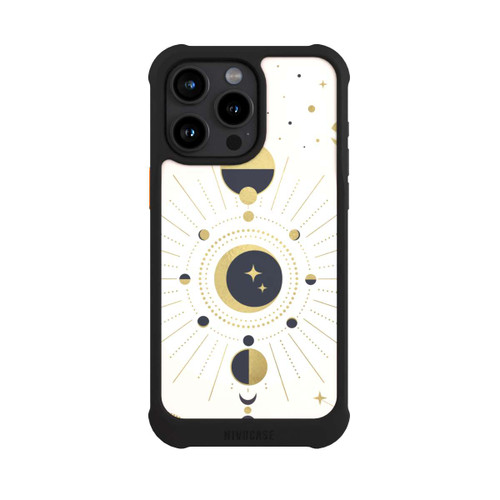 Apple iPhone 15 Pro Max NIVOmax Abstrakter Rose-Gold-Look