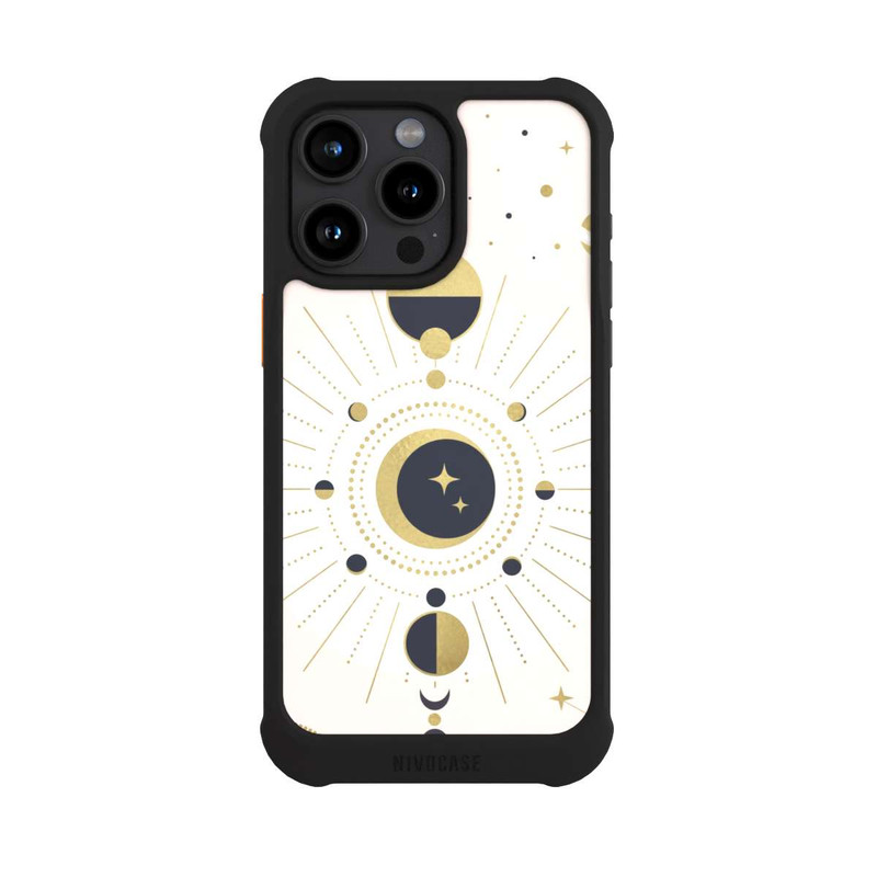 iPhone 15 Pro Max NIVOmax Abstrakter Rose-Gold-Look