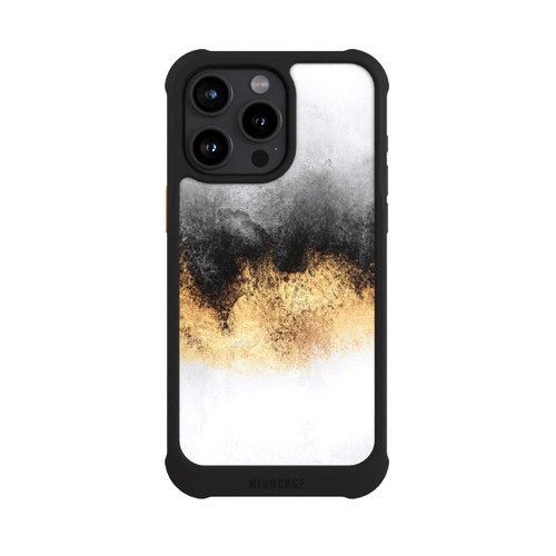 Apple iPhone 15 Pro Max NIVOmax Grauer Himmelstaub Golddruck