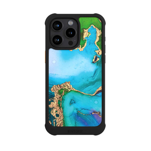 Apple iPhone 15 Pro Max NIVOmax Farbenfroher Marmor