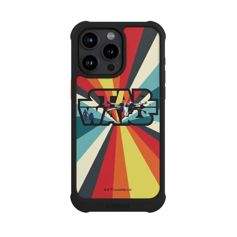 iPhone 15 Pro Max NIVOmax Retro X-Wing Star Wars Logo