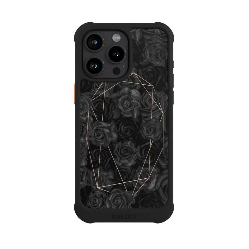 iPhone 15 Pro Max NIVOmax Schwarze Rosen
