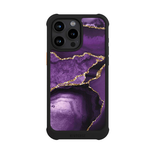 Apple iPhone 15 Pro Max NIVOmax Marbre Violet Paysage