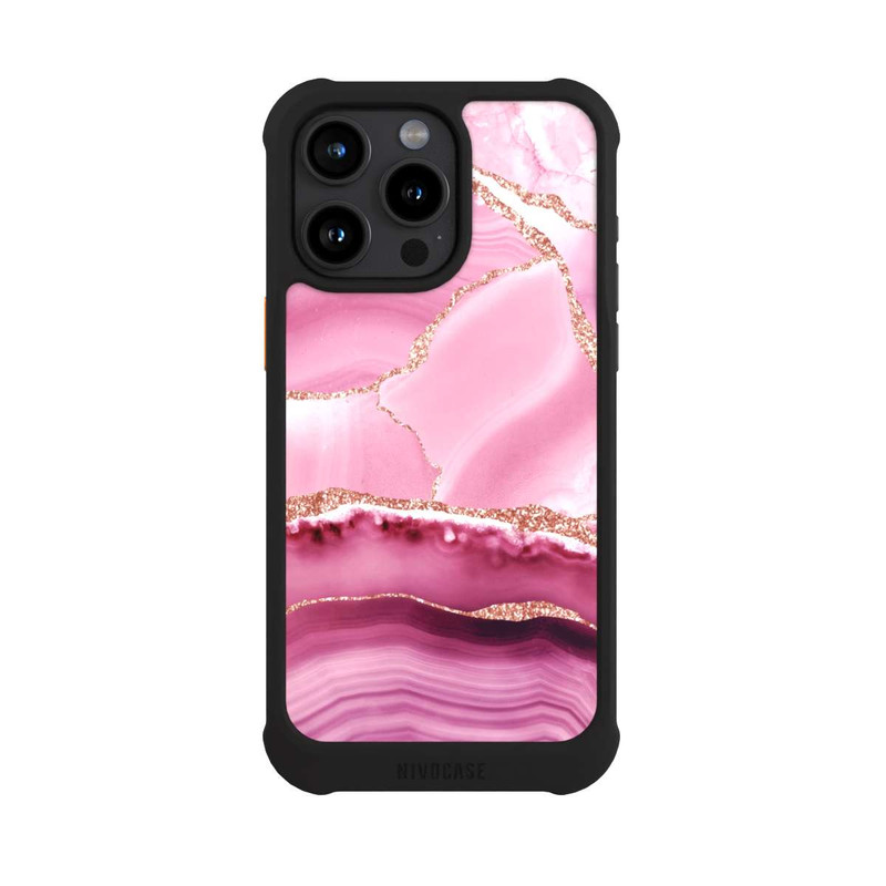 iPhone 15 Pro Max NIVOmax Meerjungfrauen Pink Marmor