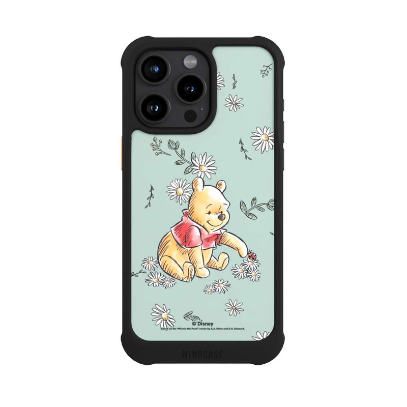 iPhone 15 Pro Max NIVOmax Winnie Puuh Gänseblümchen und Käfer Liebe