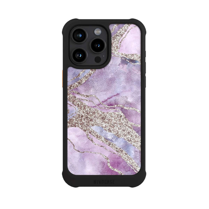 iPhone 15 Pro Max NIVOmax Edelstein Pastell Lila