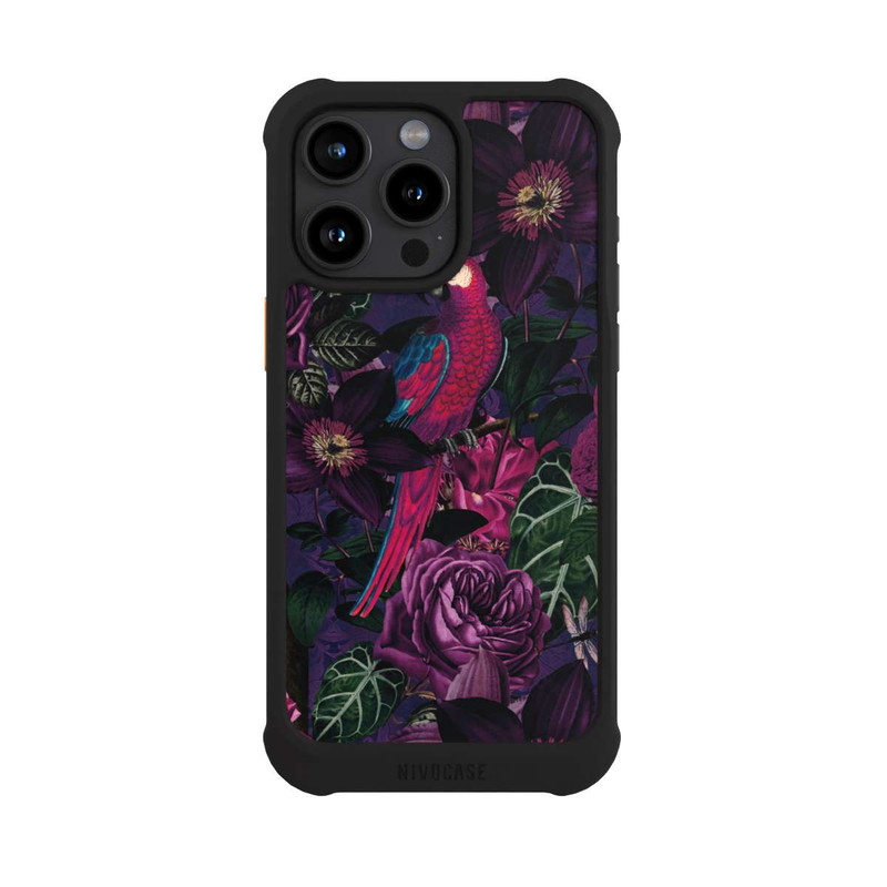 iPhone 15 Pro Max NIVOmax Vogel im dunklen Dschungel