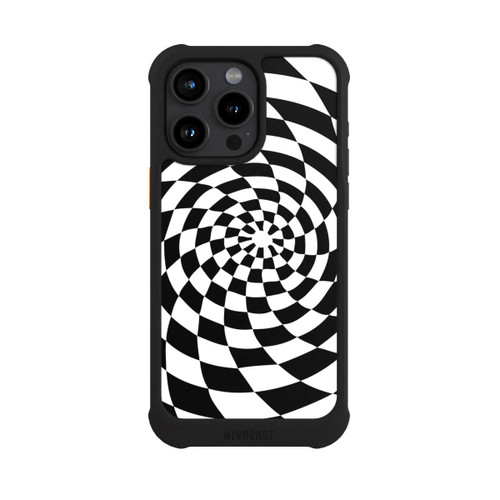 Apple iPhone 15 Pro Max NIVOmax Illusion en noir et blanc