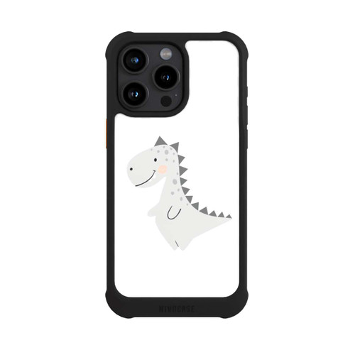 Apple iPhone 15 Pro Max NIVOmax Grauer Dino