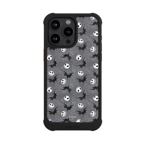 Apple iPhone 15 Pro Max NIVOmax Jack Grey Pattern Tim Burtons Nightmare before Christmas