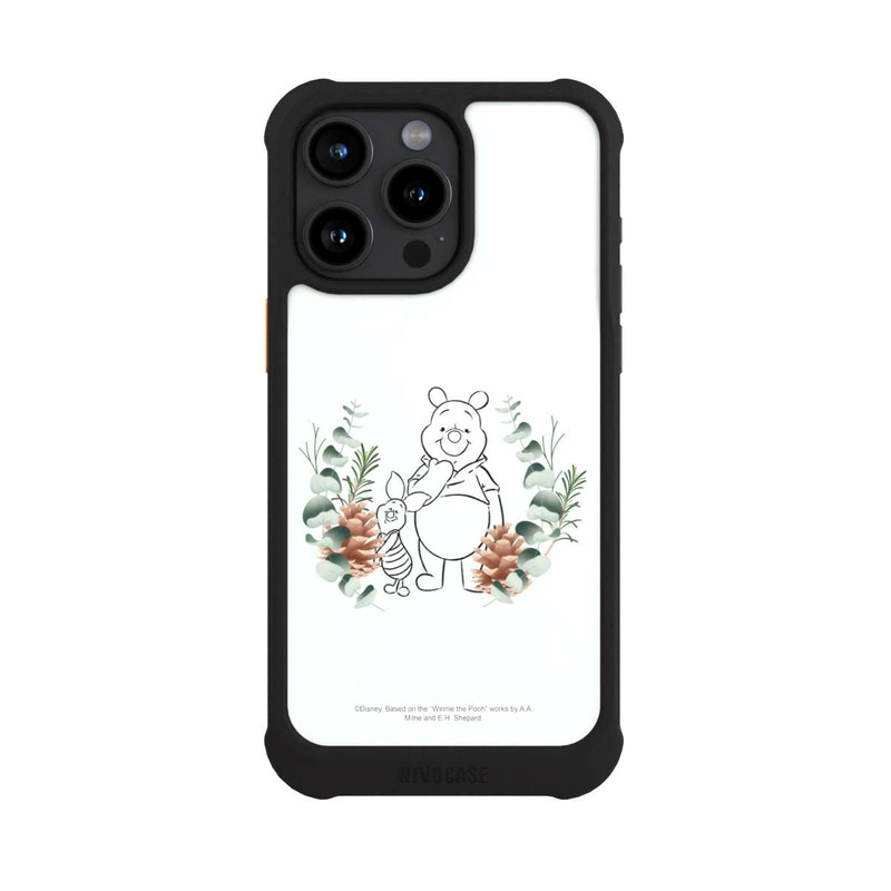 iPhone 15 Pro Max NIVOmax Green Love Ourson et Porcinet
