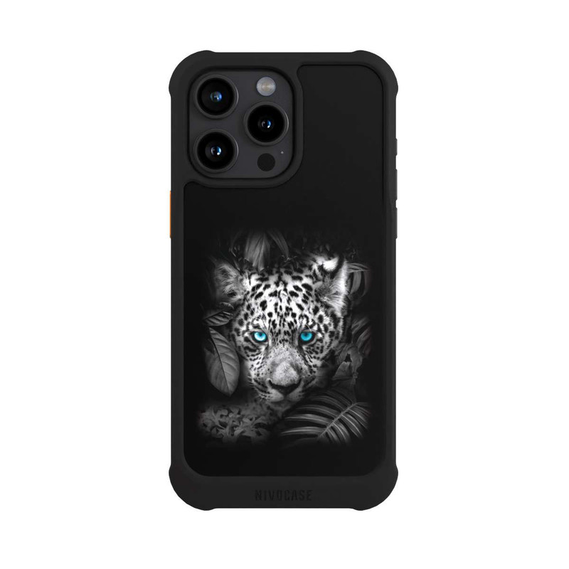 iPhone 15 Pro Max NIVOmax Jaguar Schwarz Dschungel