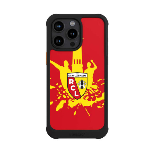 Apple iPhone 15 Pro Max NIVOmax Tour RCL jaune sur rouge