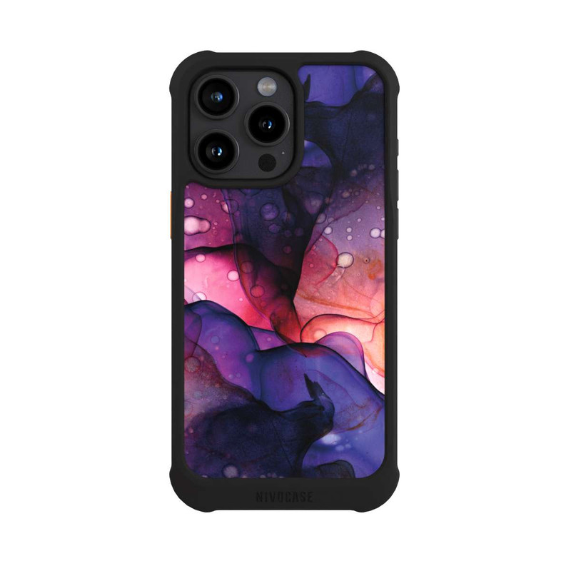 iPhone 15 Pro Max NIVOmax Art Liquide Violet Rose
