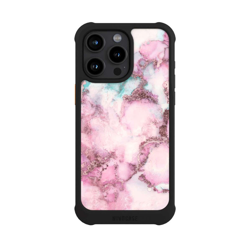 iPhone 15 Pro Max NIVOmax Encre tourbillonnante rose