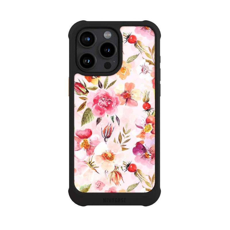 iPhone 15 Pro Max NIVOmax Rose Hip Wallpaper Pink Spring