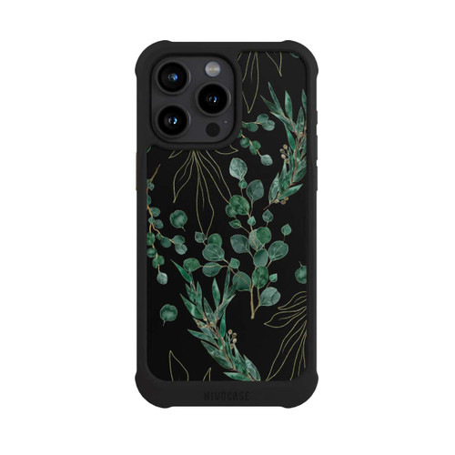 Apple iPhone 15 Pro Max NIVOmax Eukalyptusblätter schwarz