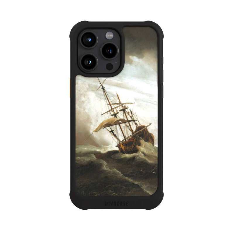 iPhone 15 Pro Max NIVOmax A Ship on the High Seas Caught by a Squall