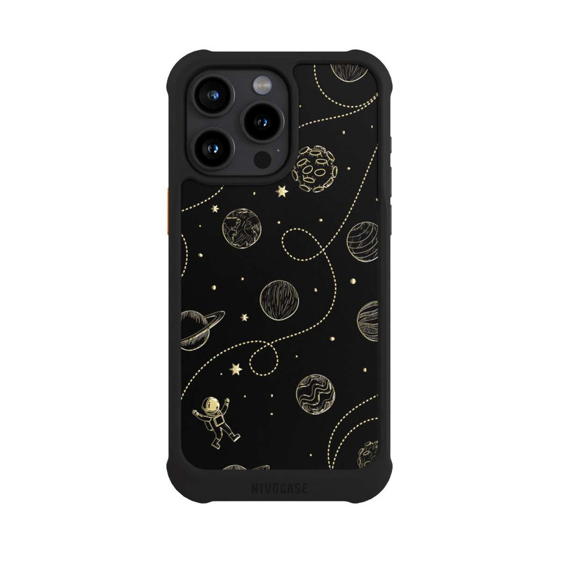 iPhone 15 Pro Max NIVOmax Planeten Gold