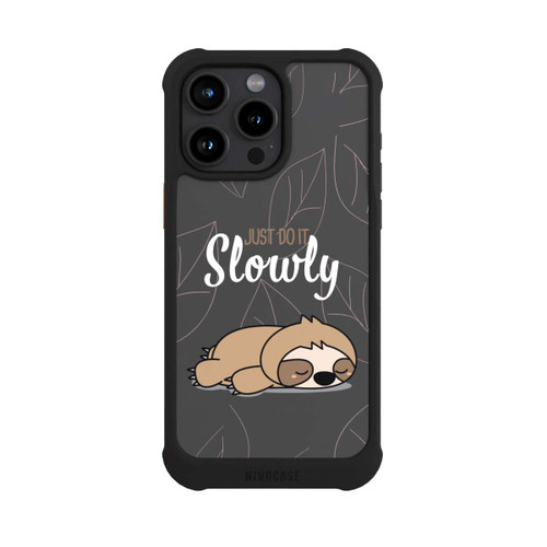 Apple iPhone 15 Pro Max NIVOmax Just Do It Slowly Sloth Grey