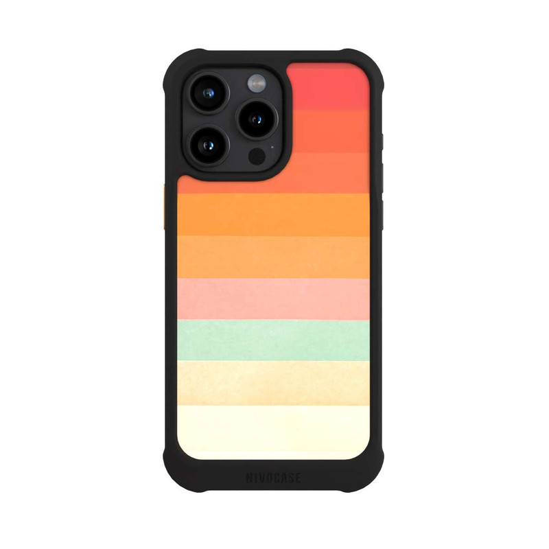 iPhone 15 Pro Max NIVOmax Regenbogen Chevrons II