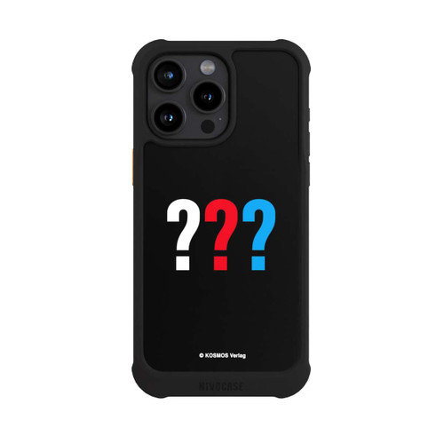 Apple iPhone 15 Pro Max NIVOmax Drei Fragezeichen Logo