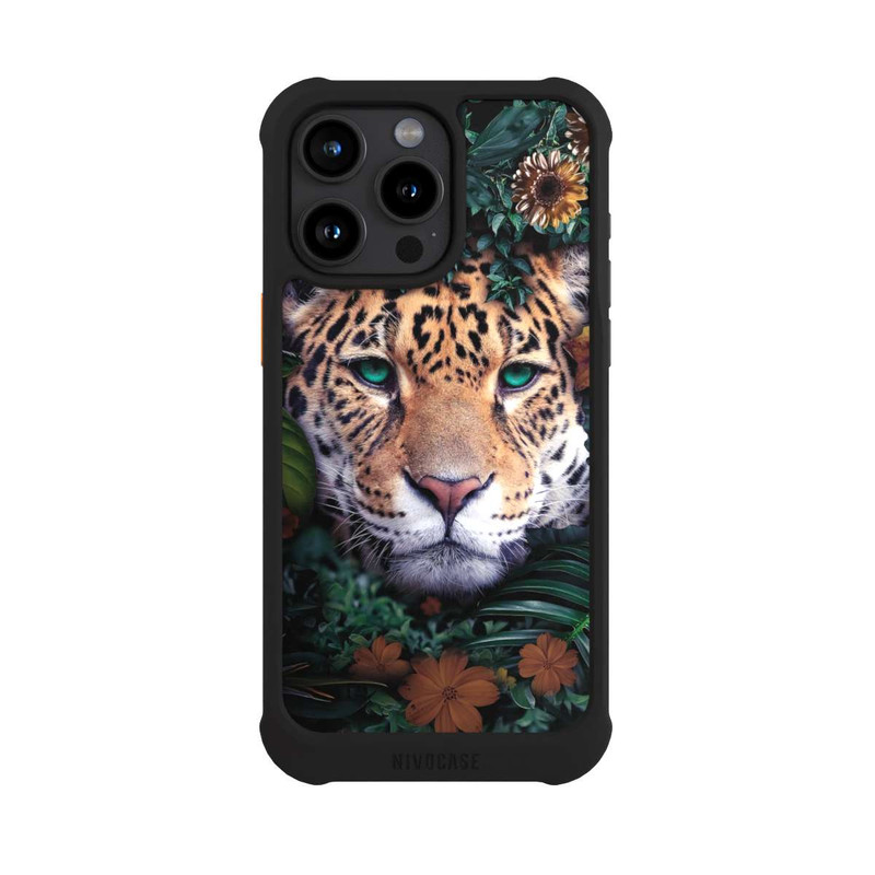 iPhone 15 Pro Max NIVOmax Jaguar im Dschunglegrün