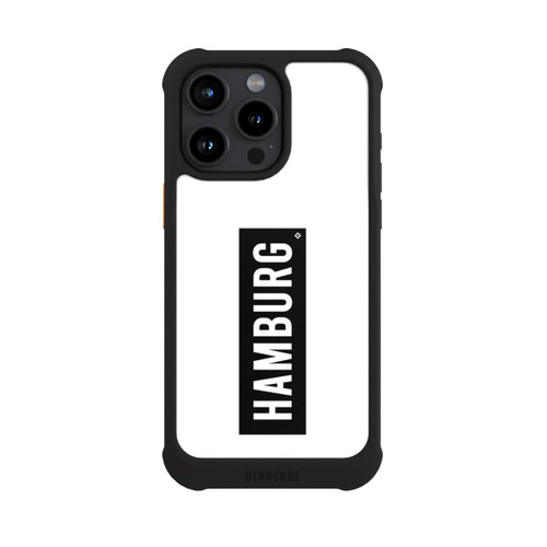 Apple iPhone 15 Pro Max NIVOmax HSV Hamburg Schwarz Weiss