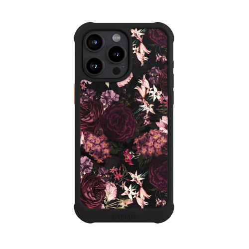 Apple iPhone 15 Pro Max NIVOmax Wallpaper Flower Dark Purple