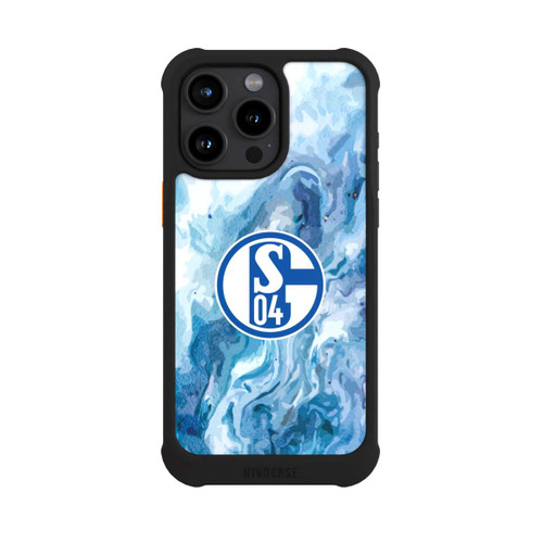 Apple iPhone 15 Pro Max NIVOmax Schalke 04 Flüssig Blau