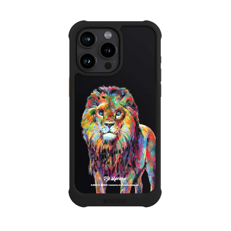 iPhone 15 Pro Max NIVOmax Löwe Bunte Kunst von P.D. Moreno