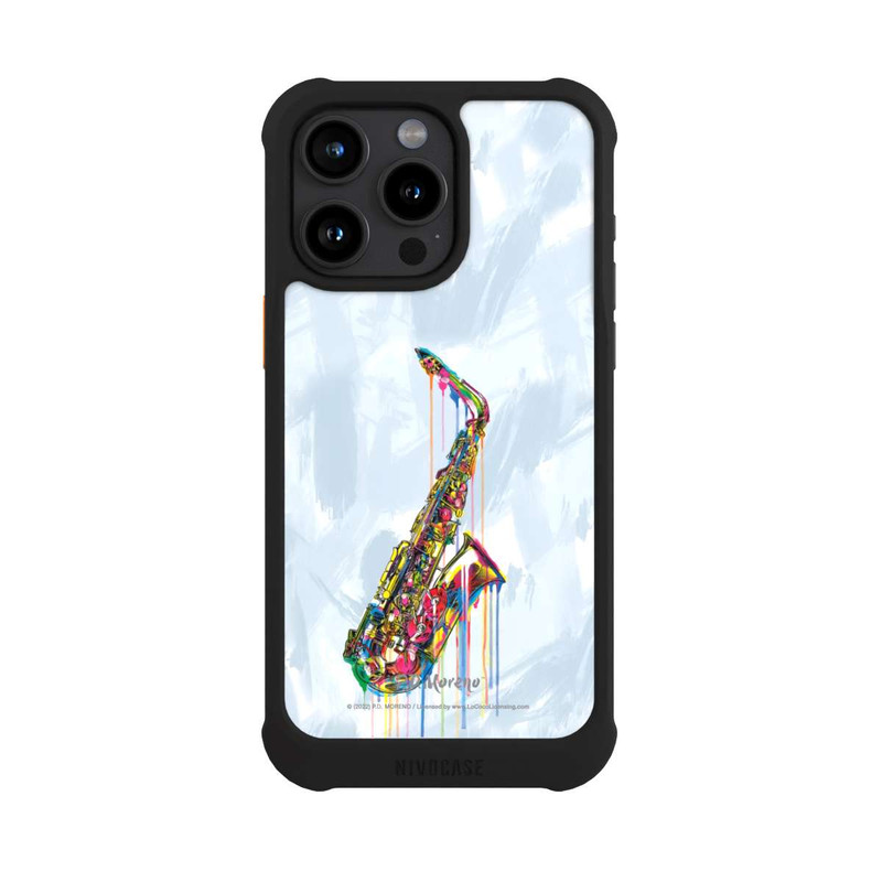 iPhone 15 Pro Max NIVOmax Saxophone Art By P.D. Moreno