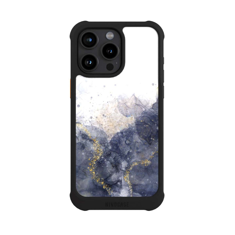 iPhone 15 Pro Max NIVOmax Alkoholtinte glamouröses Blau