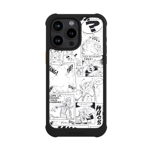 Apple iPhone 15 Pro Max NIVOmax BD Astérix Blanc &amp; Noir