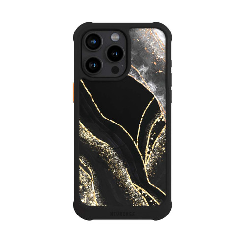 Apple iPhone 15 Pro Max NIVOmax Dark Marble Gold