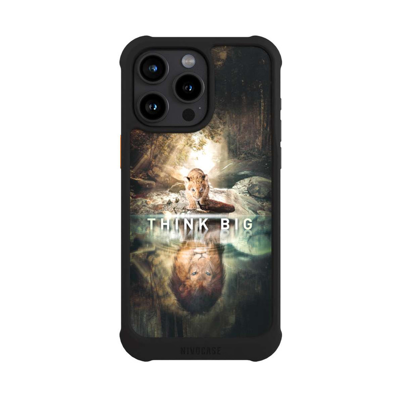 iPhone 15 Pro Max NIVOmax Think Big Lion
